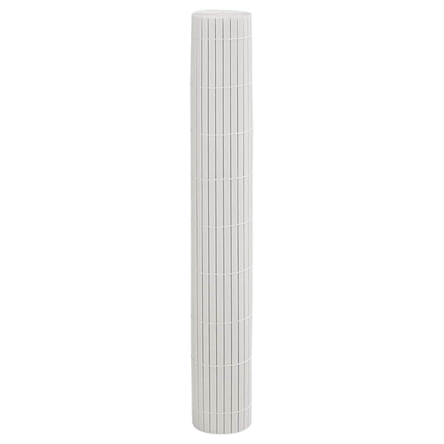 Garden Fence Double-Sided White 1.8x5 m PVC