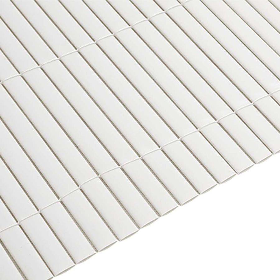 Garden Fence Double-Sided White 1.8x5 m PVC