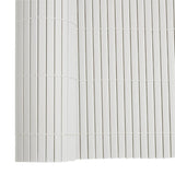 Garden Fence Double-Sided White 1.8x5 m PVC