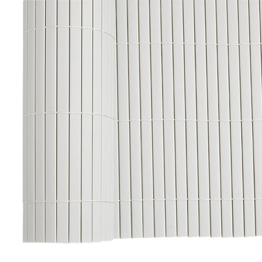 Garden Fence Double-Sided White 1.8x5 m PVC
