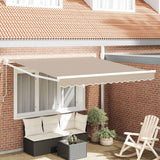 Retractable Awning Beige 300 x 250 x 165 cm