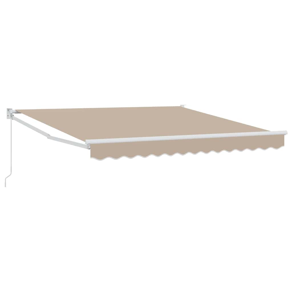 Retractable Awning Beige 300 x 250 x 165 cm