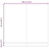 Retractable Awning Beige 300 x 250 x 165 cm - Extra Image