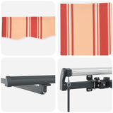 Retractable Awning Yellow and Orange 400 x 300 cm - Extra Image