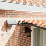 Retractable Awning Yellow and Orange 400 x 300 cm - Top-Down View