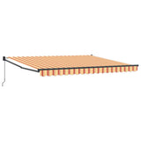 Retractable Awning Yellow and Orange 400 x 300 cm