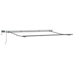 Manual Awning with Solar LED 4 x 3 m Beige 100% Polyester