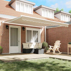 Retractable Awning Beige 400 x 300 cm