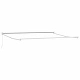 Retractable Awning Beige 400 x 300 cm - 45-Degree Angle