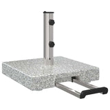 Parasol Base Grey 41 x 41 x 37 cm Granite - Front View
