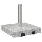 Parasol Base Grey 41 x 41 x 37 cm Granite - Low Angle