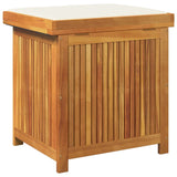 Outdoor Cushion Box 60x50x61 cm Solid Wood Acacia - Close-Up Angle
