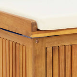 Outdoor Cushion Box 60x50x61 cm Solid Wood Acacia - Extra Image