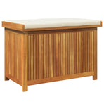 Outdoor Cushion Box 90x50x60.5 cm Solid Wood Acacia