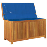 Outdoor Cushion Box 113x50x60.5 cm Solid Wood Acacia - Top-Down View