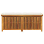 Outdoor Cushion Box 150x50x60.5 cm Solid Wood Acacia