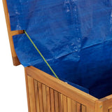 Outdoor Cushion Box 60x50x61 cm Solid Wood Acacia