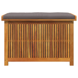Outdoor Cushion Box 90x50x60.5 cm Solid Wood Acacia - 45-Degree Angle
