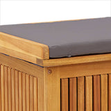 Outdoor Cushion Box 90x50x60.5 cm Solid Wood Acacia - Extra Image