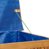 Outdoor Cushion Box 90x50x60.5 cm Solid Wood Acacia - Extra Image