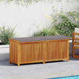 Outdoor Cushion Box 150x50x60.5 cm Solid Wood Acacia - Side View