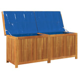 Outdoor Cushion Box 150x50x60.5 cm Solid Wood Acacia - Top-Down View