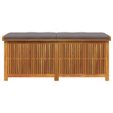 Outdoor Cushion Box 150x50x60.5 cm Solid Wood Acacia