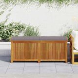 Outdoor Cushion Box 150x50x60.5 cm Solid Wood Acacia