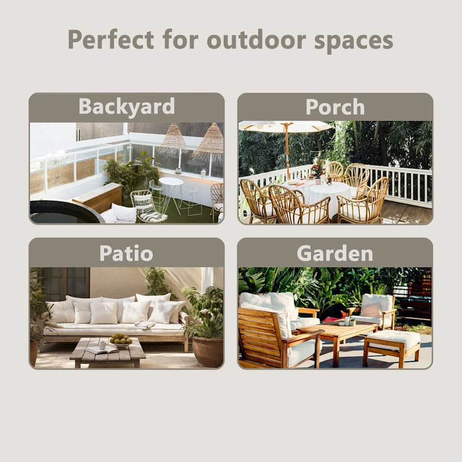 Garden Bench 2 -Seater 110 x 38 x 65cm Bamboo Brown Rectangular