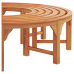 Tree Bench 8 -Seater 2 pcs 160 x 80 x 45cm Natural