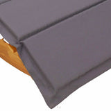 Sun Lounger 2 pcs Solid Acacia Wood Brown - Extra Image