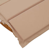 Sun Lounger 2 pcs Solid Acacia Wood Brown - Extra Image