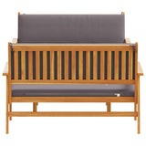 Garden Sofa Set 3 pcs Brown 120 x 65.5 x 79 cm
