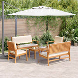 Garden Sofa Set 5 pcs Brown Solid Acacia Wood
