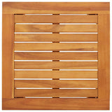 Garden Sofa Set 6 pcs Brown 45 x 45 x 38cm Solid Acacia wood - Low Angle