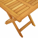 Sun Lounger 3 pcs Brown 40 x 40 x 40cm Solid Acacia wood - Top-Down View