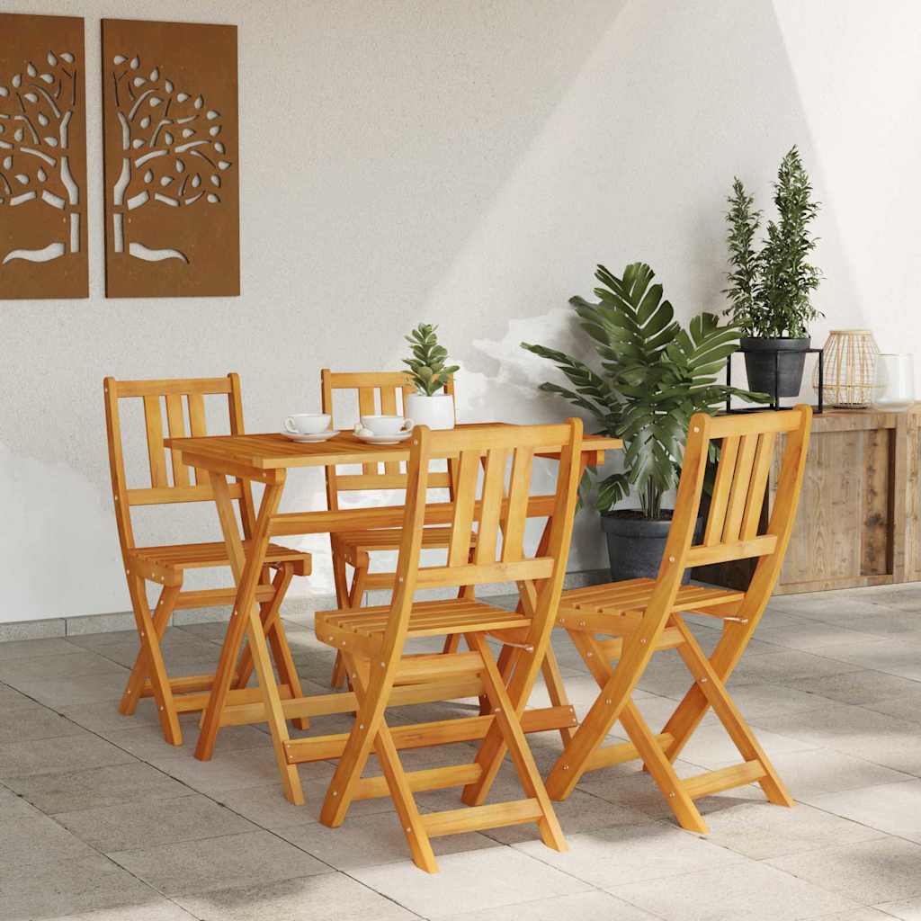 Garden Chair 4 pcs Brown 36 x 46 x 86cm Solid Acacia wood