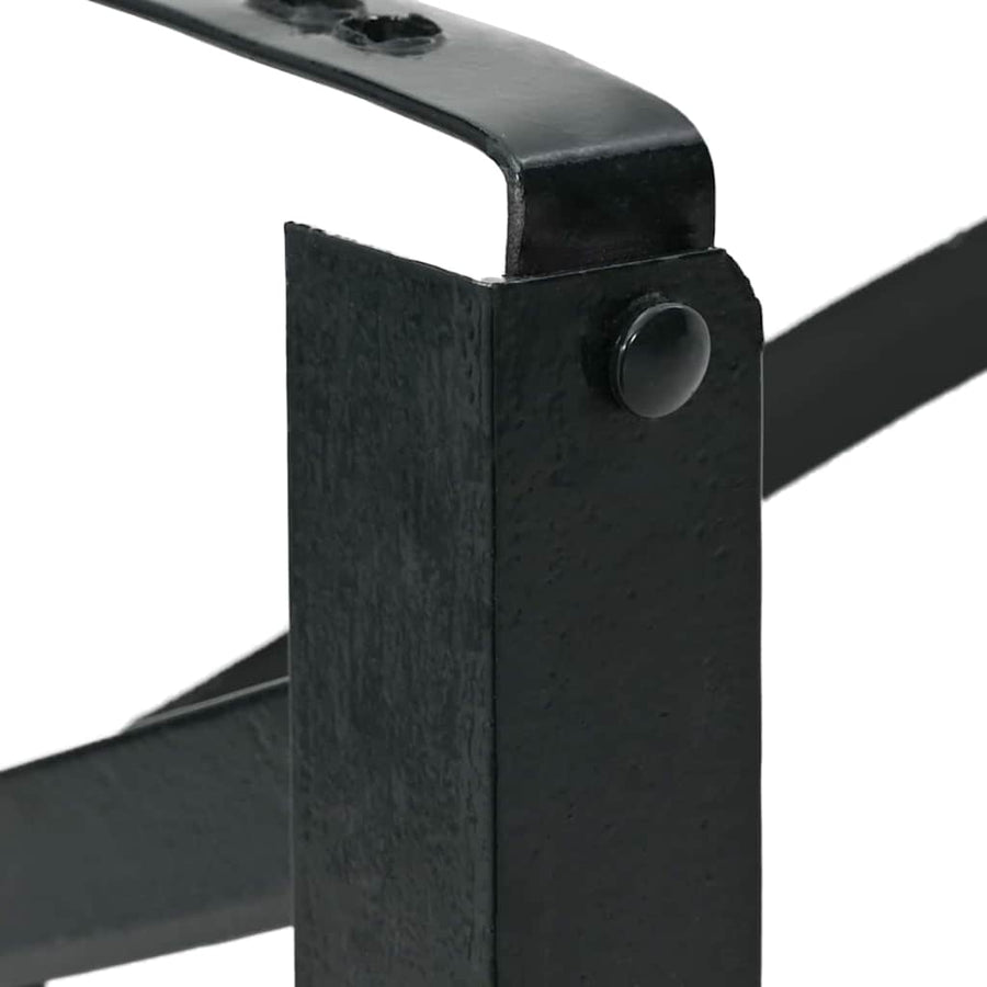 Beer Bench Legs Black Powder-Coated Steel