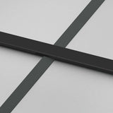 Sliding Door with Hardware Set 90x205 cm ESG Glass&Aluminium - Close-Up Angle