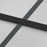 Sliding Door with Hardware Set 76x205 cm ESG Glass&Aluminium - Close-Up Angle