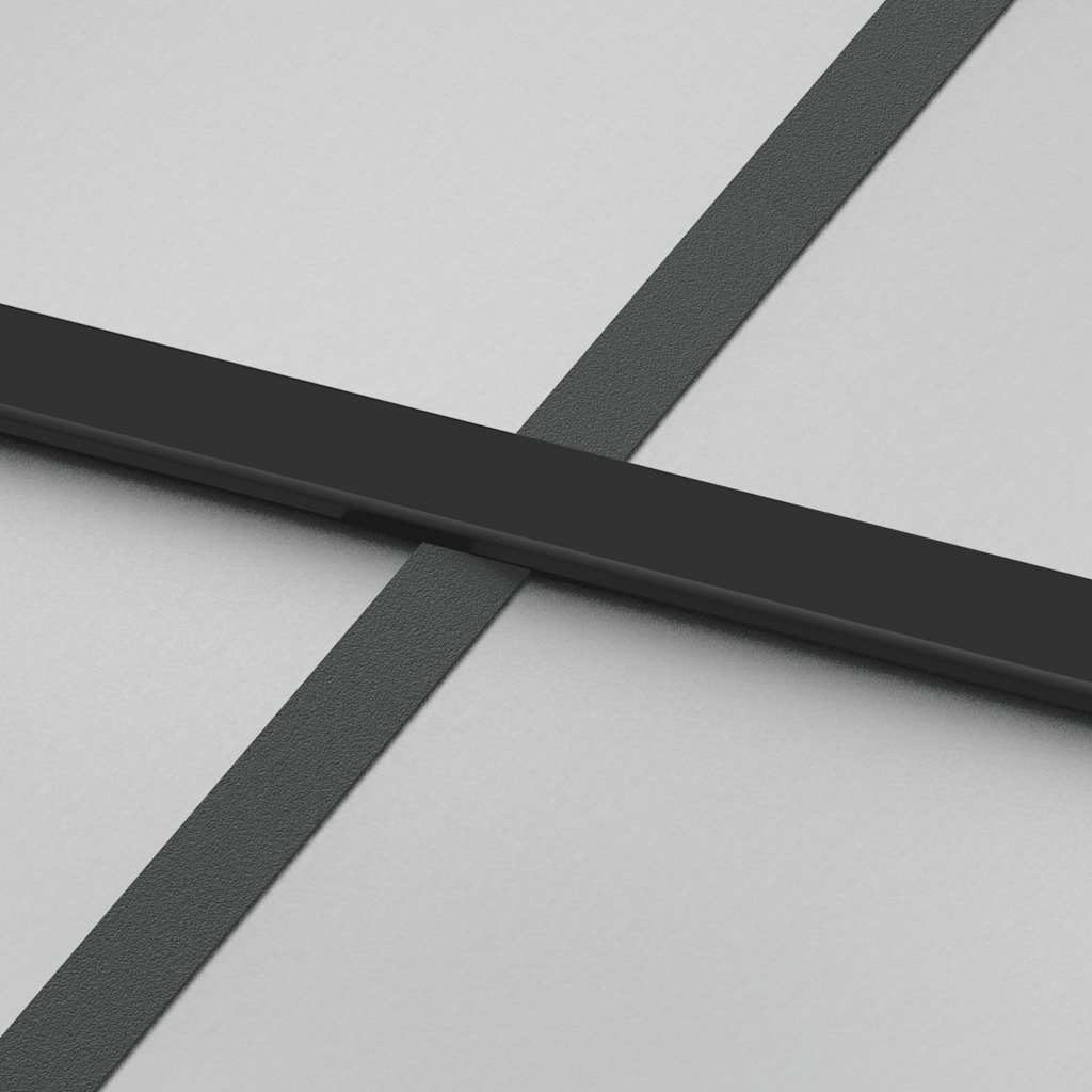 Sliding Door with Hardware Set 102,5x205 cm ESG Glass&Aluminium