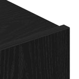TV Cabinet Set 3 pcs Black Oak Engineered Wood - Extra Image