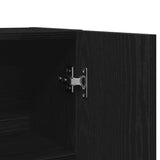 Washing Machine Cabinet 2 pcs Black oak 70.5 x 71.5 x 181.5 cm - Extra Image