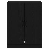 Washing Machine Cabinet 2 pcs Black Oak 70,5 x 71,5 x 181,5 cm