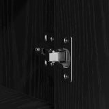 Sideboard Black Oak 240 x 33 x 70 cm Engineered wood - Extra Image