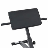 Hyperextension Bench Manual Black 100.5 x 70 x 78 cm - Rear View