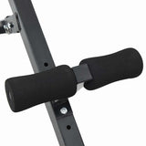 Hyperextension Bench Manual Black 100.5 x 70 x 78 cm - Close-Up Angle
