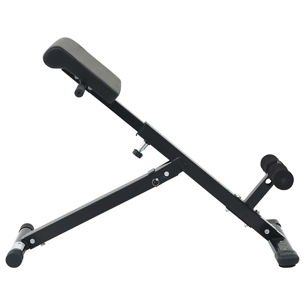 Hyperextension Bench Manual Black 100.5 x 70 x 78 cm
