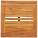 Garden Sofa Set with Cushion 3 pcs Brown Solid Acacia wood