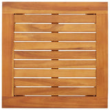 Garden Sofa Set with Cushion 3 pcs Brown Solid Acacia wood - Top-Down View